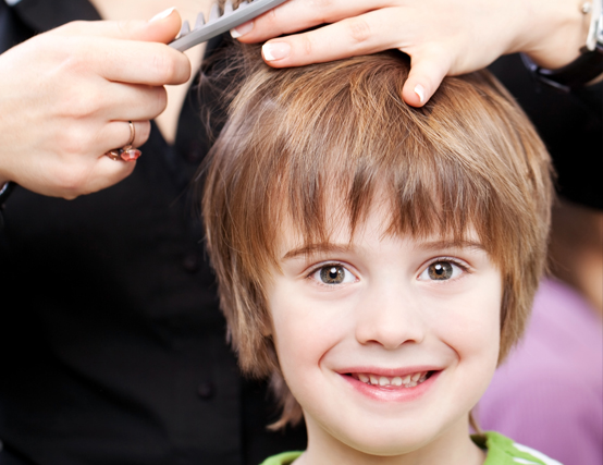 Coupe de cheveux pour enfant - Salon de coiffure ABC